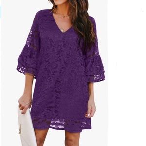 Purple Lace Dress